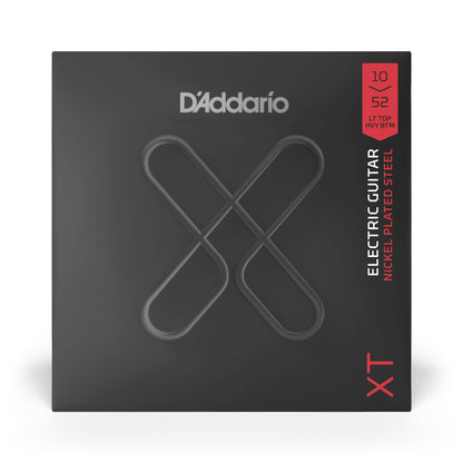 D'Addario XT Electric Nickel Plated Steel, Light Top/Heavy Bottom, 10-52