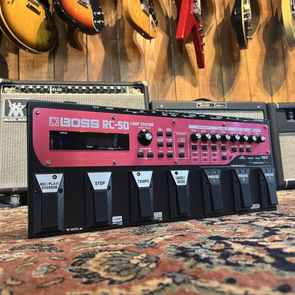 Boss RC-50 + Flycase Rollerbox