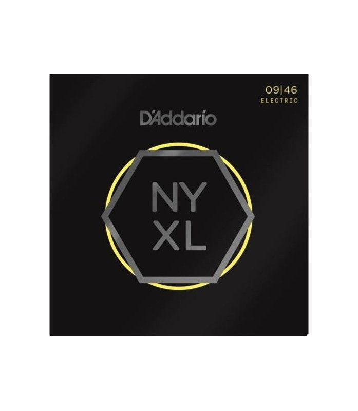 D'addario NYXL0946 Nickel Wound Electric Guitar Strings, Super Light Top / Regular Bottom, 9-46