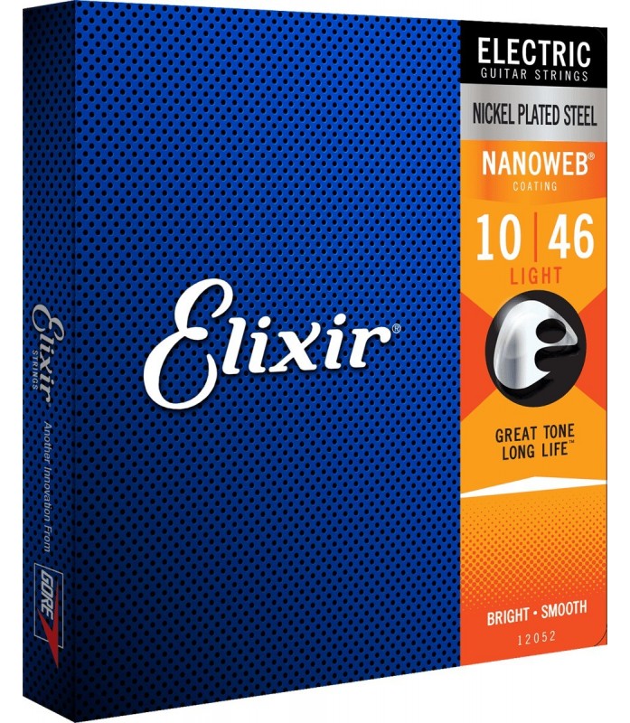 Elixir - 12052 Electric Nanoweb Light 10-46