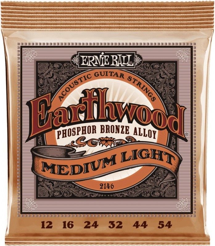 Ernie Ball Earthwood Phosophore Bronze Medium Light
