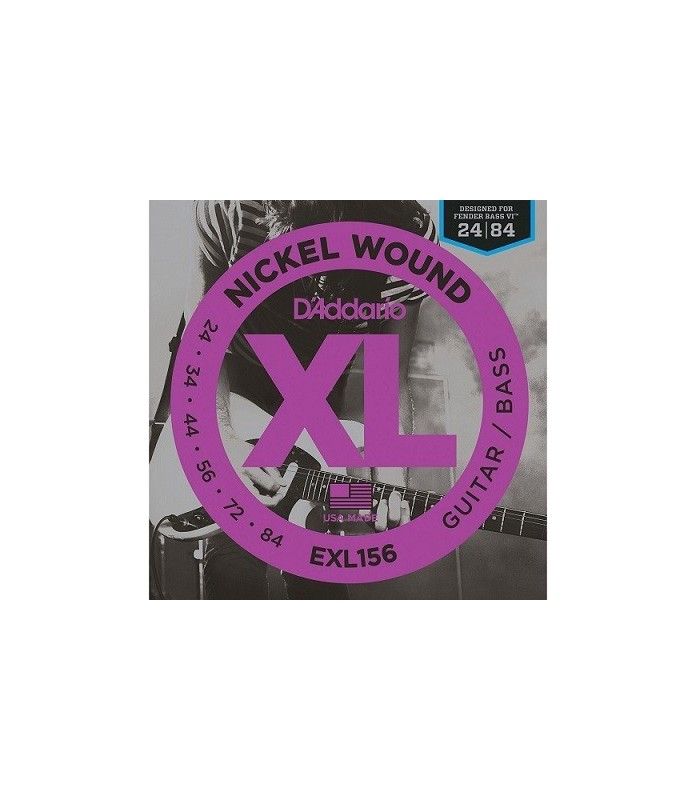 D'Addario EXL156 Cordes pour Bass Six