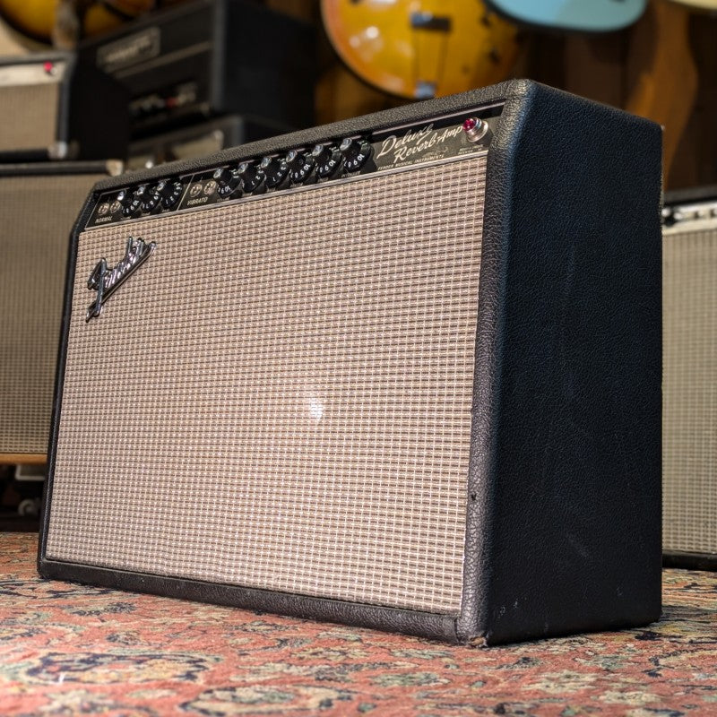Fender Deluxe Reverb 2-Channel 22-Watt 1x12" Guitar Combo 1966 - Black Panel