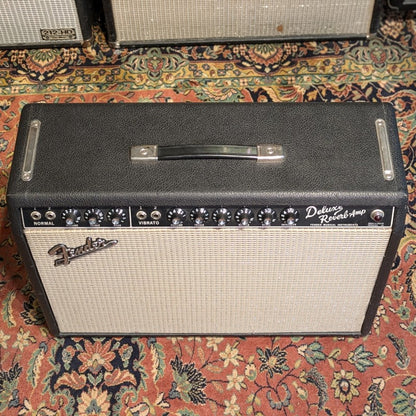 Fender Deluxe Reverb 2-Channel 22-Watt 1x12" Guitar Combo 1966 - Black Panel