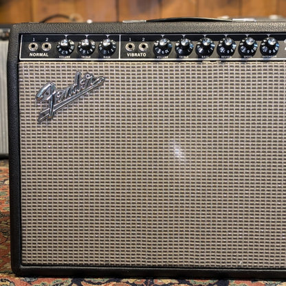 Fender Deluxe Reverb 2-Channel 22-Watt 1x12" Guitar Combo 1966 - Black Panel