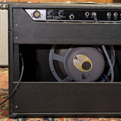 Fender Deluxe Reverb 2-Channel 22-Watt 1x12" Guitar Combo 1966 - Black Panel