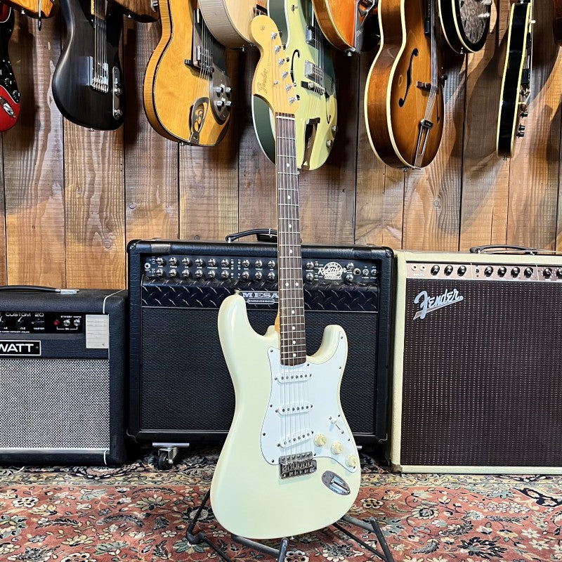 FENDER JIMI HENDRIX VOODOO STRATOCASTER 1997 OLYMPIC WHITE ROSEWOOD FRETBOARD