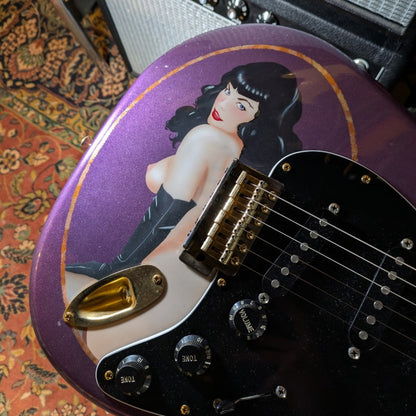 FENDER PARTCASTER STRATOCASTER PURPLE BETTIE