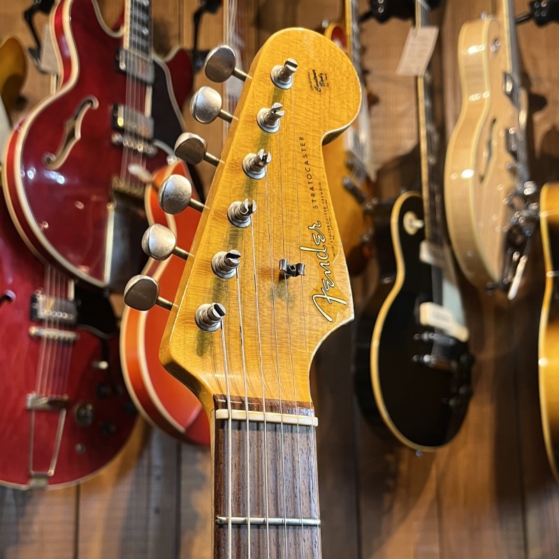 Fender Custom Shop 62' Stratocaster "Namm 2015" Sonic Blue Over Black Heavy Relic