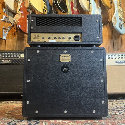 Friedman PT-20 "Pink Taco" 20-Watt Guitar Amp Head V1.5 (Gain Structure Switch) + Friedman Runt EXT