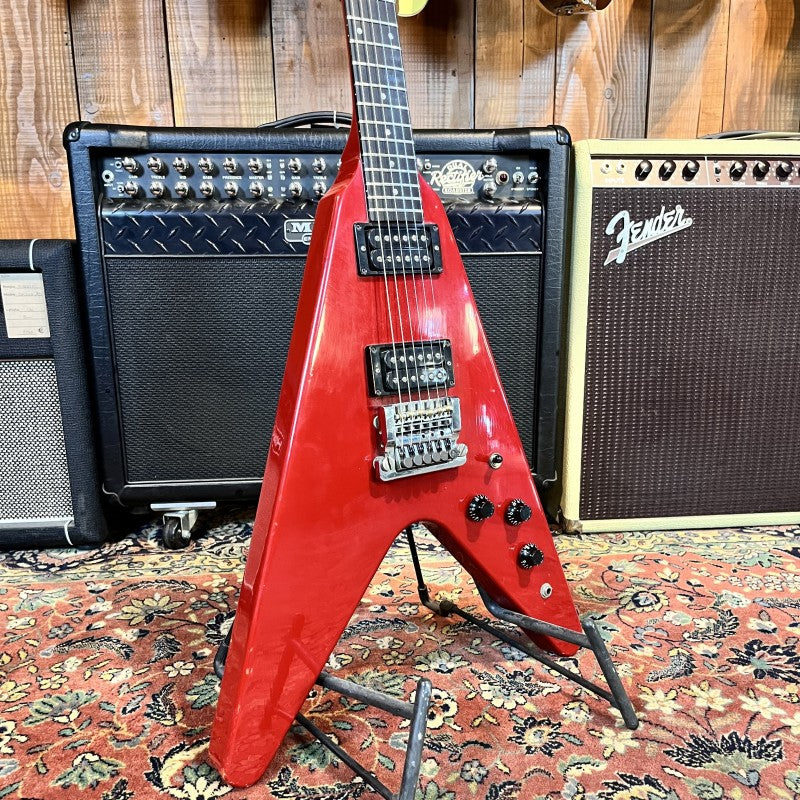 GIBSON FLYING V 1 1984 METALLIC RED