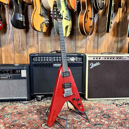 GIBSON FLYING V 1 1984 METALLIC RED