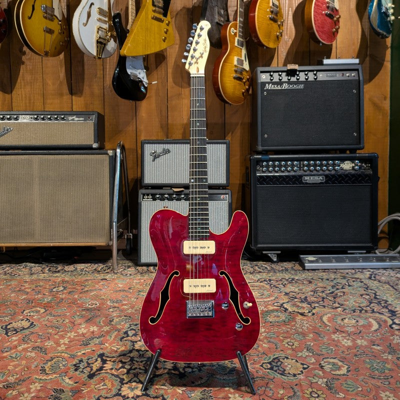 Harley Benton TE-90QM Trans Red