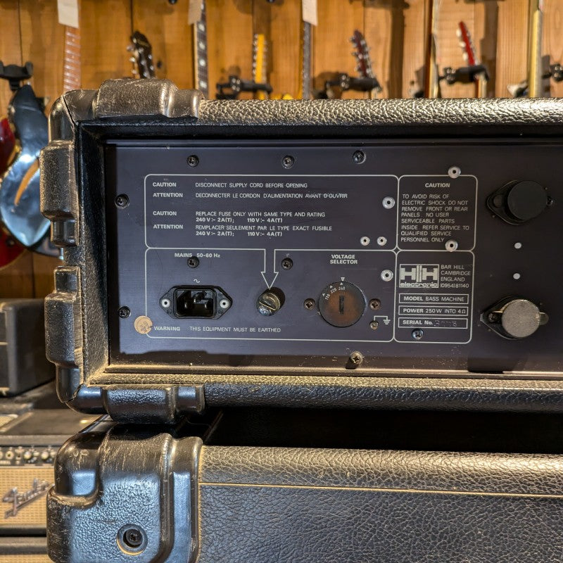 HH BASS MACHINE + BAFFLE MODEL 105