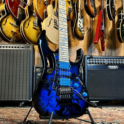 Ibanez Steve Vai JEM77P Blue Floral Pattern