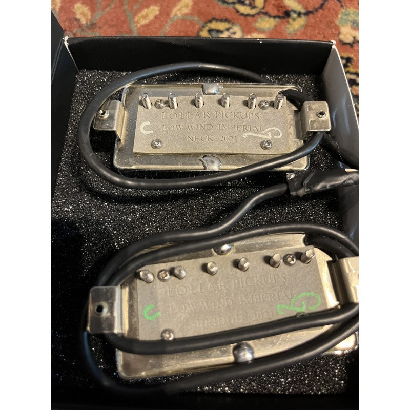 Lollar Imperial Humbucker Low Wind Chromes Set