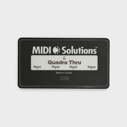 MIDI Solutions Quadra Thru 4 Output MIDI Thru Box