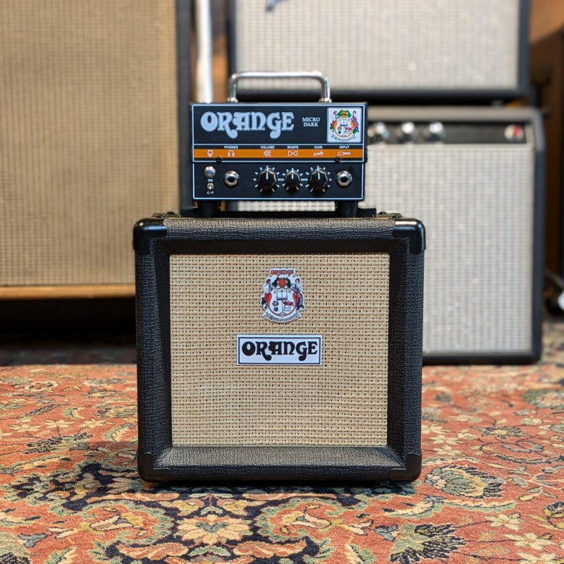 Orange Micro Dark 20-Watt Hybrid Guitar Amp Head + Orange PPC108