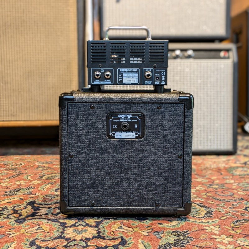 Orange Micro Dark 20-Watt Hybrid Guitar Amp Head + Orange PPC108