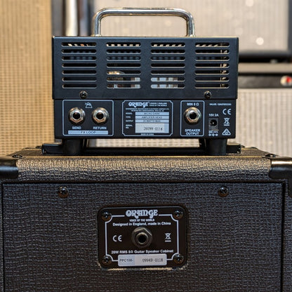 Orange Micro Dark 20-Watt Hybrid Guitar Amp Head + Orange PPC108