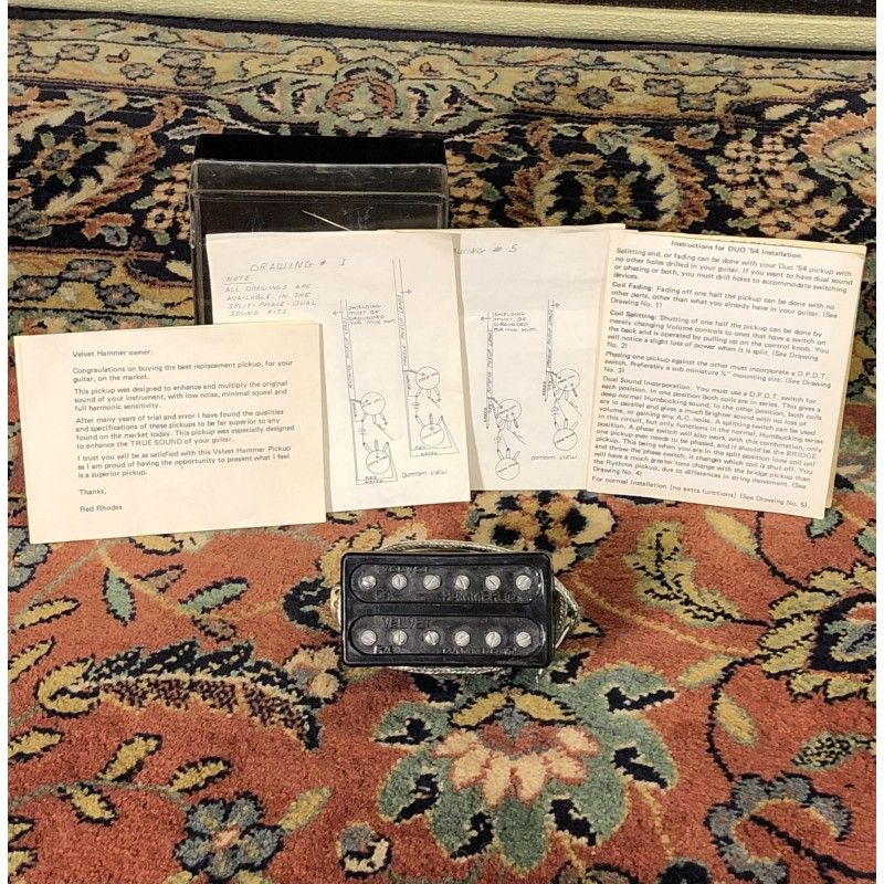 RED RHODES VELVET HAMMER 54 BLACK