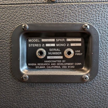 RIVERA KNUCKLEHEAD REVERB + CAB RIVERA LOS BOTTOM SUB1 + FLIGHT CASE