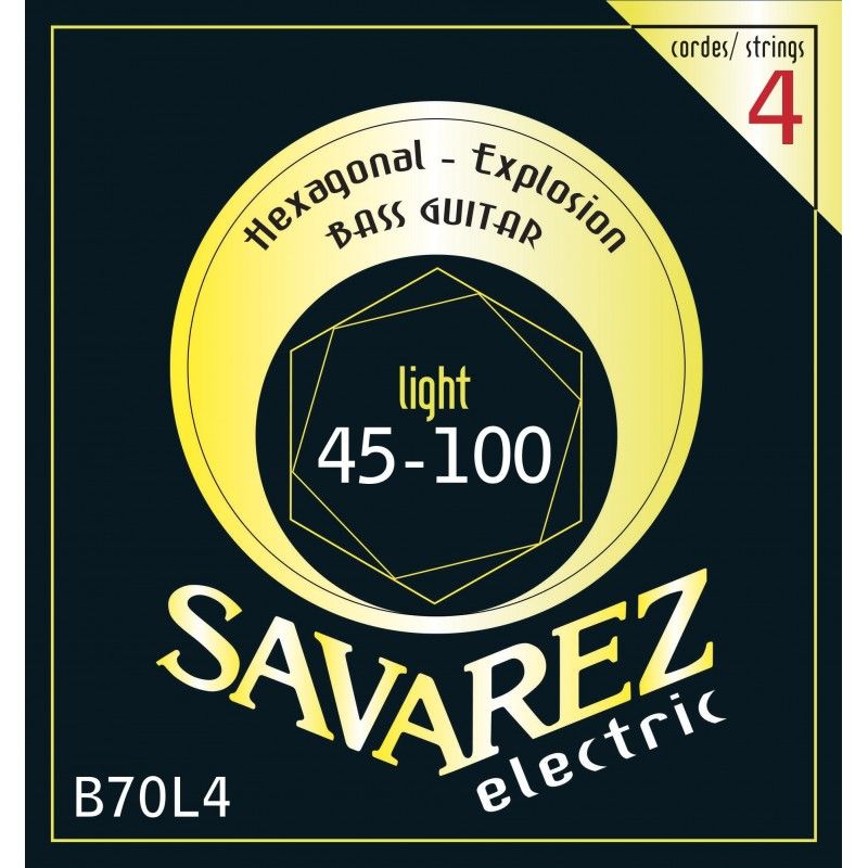 Savarez Hexagonal Explosion Basse 4 Cordes 45-100
