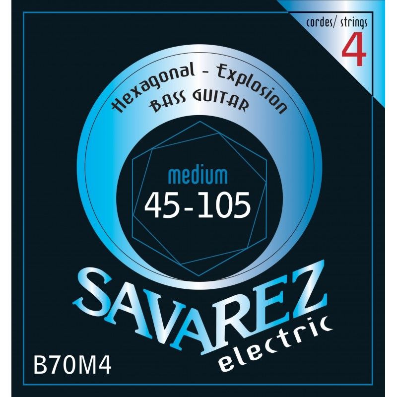 Savarez Hexagonal Explosion Bass 4 Strings 45-105