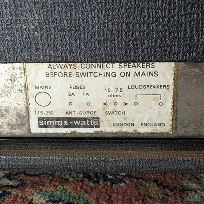 SIMMS WATTS PA-100 MK2