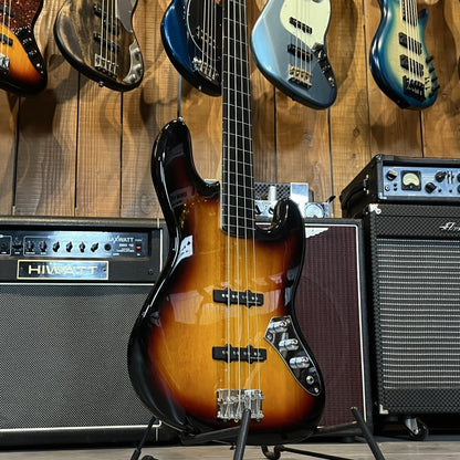 Squier Jazz Bass Fretless Vintage Modified