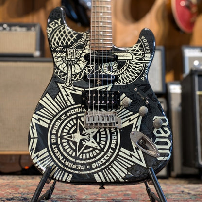 Squier Obey Stratocaster HSS - Obey Collage