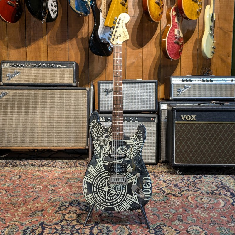 Squier Obey Stratocaster HSS - Obey Collage