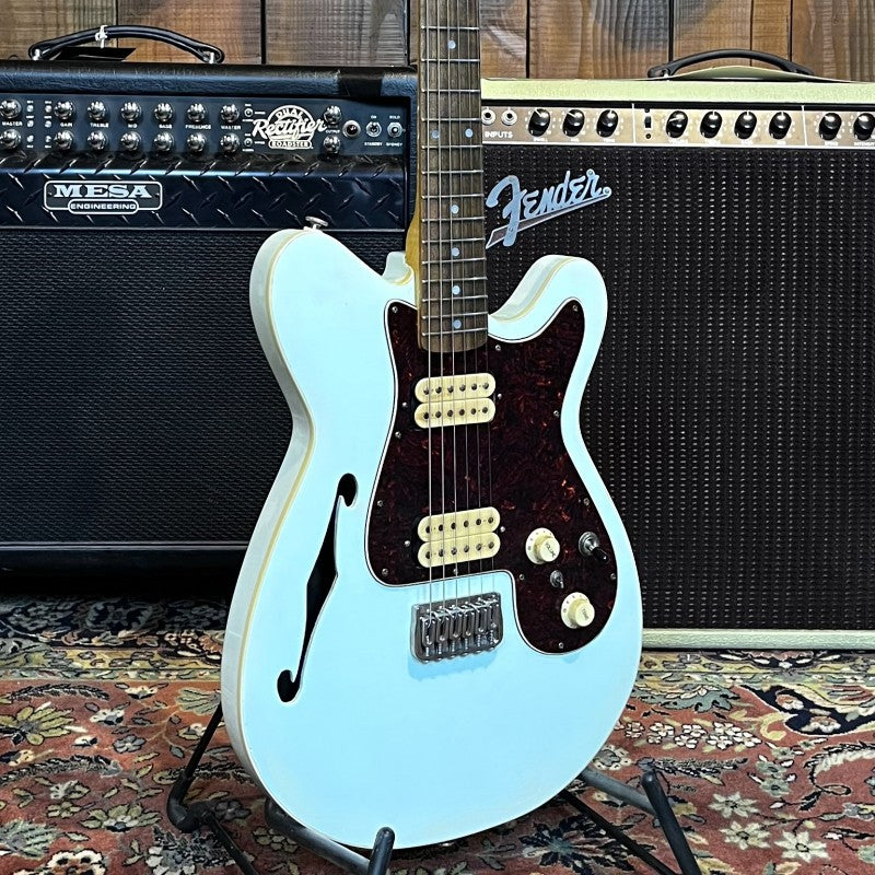SURF GUITARS LADYCASTER THINLINE HH RELIC SURF GREEN