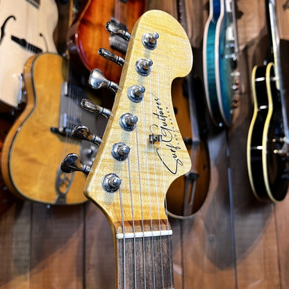 SURF GUITARS LADYCASTER THINLINE HH RELIC SURF GREEN