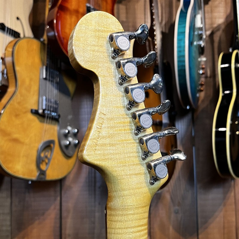 SURF GUITARS LADYCASTER THINLINE HH RELIC SURF GREEN