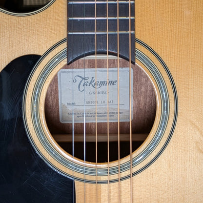 Takamine GD30CE LH NAT G30 Series Gaucher