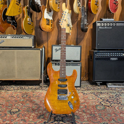 G&L Fullerton Deluxe Legacy HSS - Honey Burst