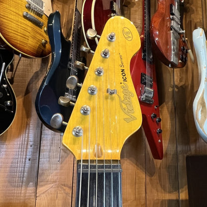 Vintage V6HMRSB Stratocaster HSS