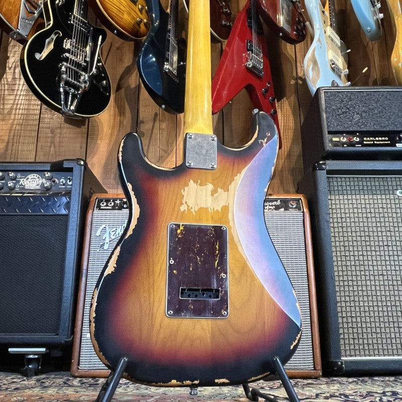 Vintage V6HMRSB Stratocaster HSS