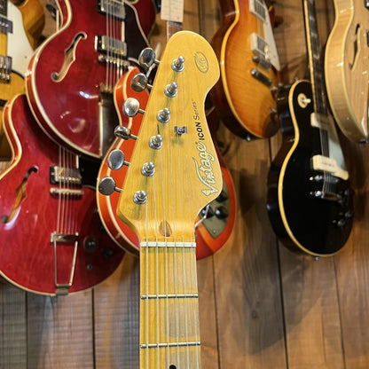 Vintage V6 Icon Series SSS Distressed Boulevard Black