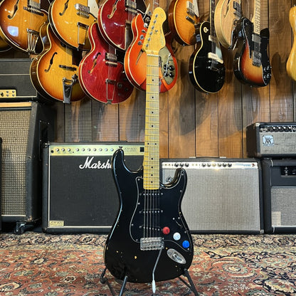 Vintage V6 Icon Series SSS Distressed Boulevard Black