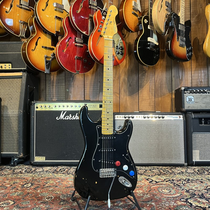 Vintage V6 Icon Series SSS Distressed Boulevard Black