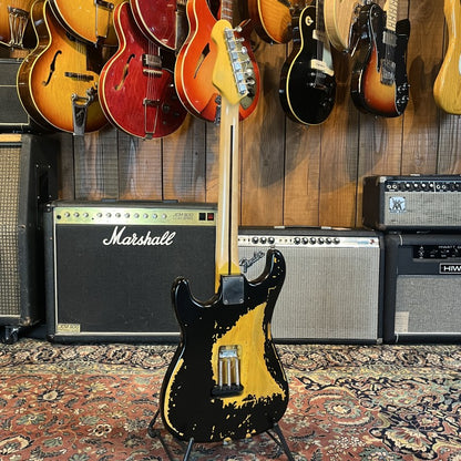 Vintage V6 Icon Series SSS Distressed Boulevard Black