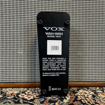 Vox V847 Wah