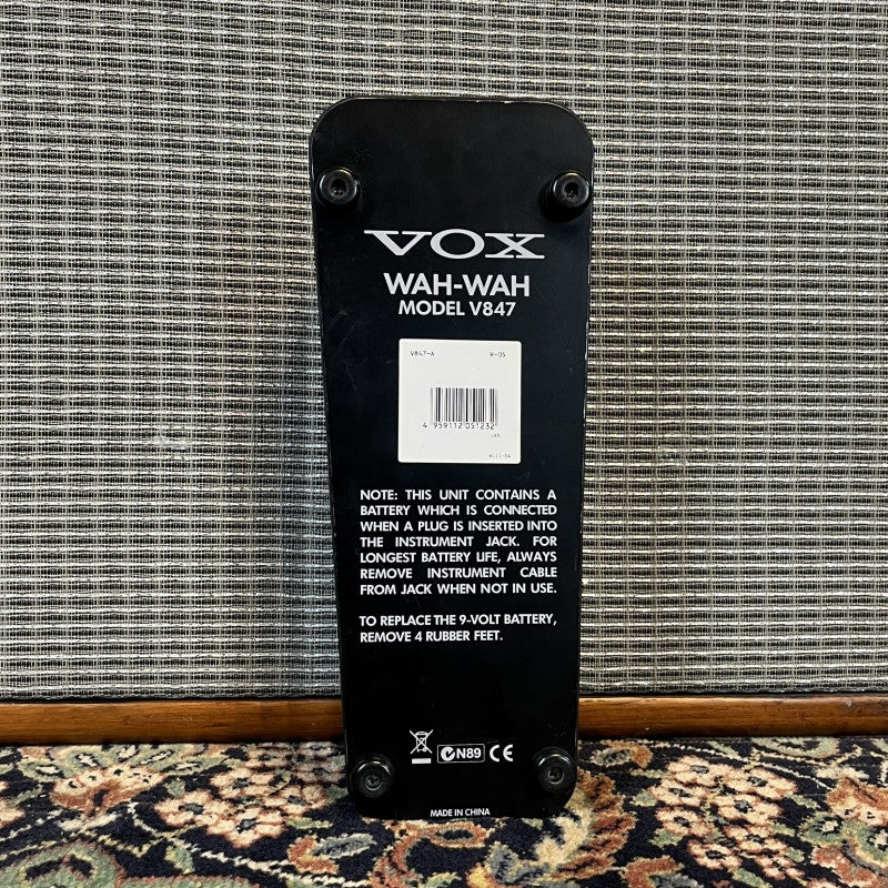 Vox V847 Wah
