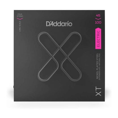 D'ADDARIO XT BASS NICKEL PLATED STEEL, REGULAR LIGHT, LONG SCALE, 45-100