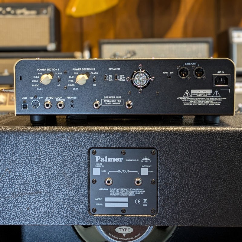 Yamaha THR 100 + Cab Palmer 1x12 Celestion G12 V-Type